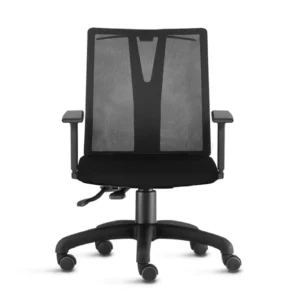 Cadeira Addit Diretor Ergomais com encosto ajustável certificada pela NR17