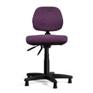 Cadeira ergonômica Stylus baixa costureira para indústria têxtil e confecção